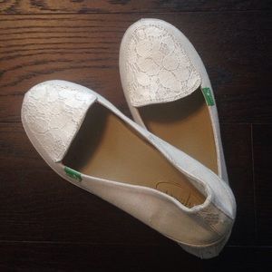 Sanuk Cabrio Sidewalk Surfers- Creme