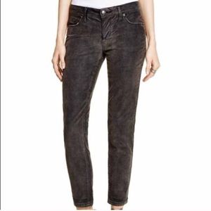 Free People Black Corduroy Pants