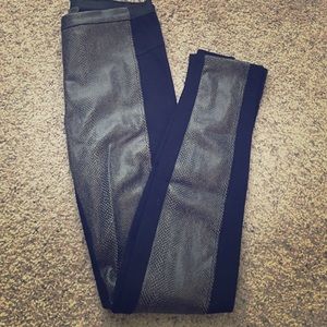 BCBG Max Azria Snakeskin Leggings