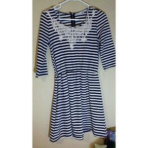 Striped Long Sleeve Dress