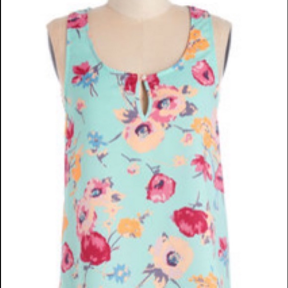 Floral tank top