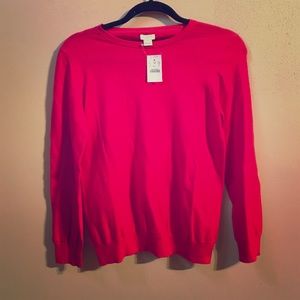 J. Crew red sweater