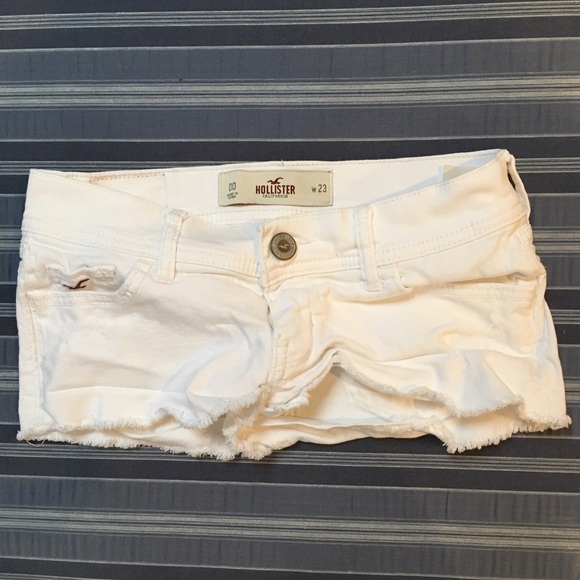 Hollister White Shorts