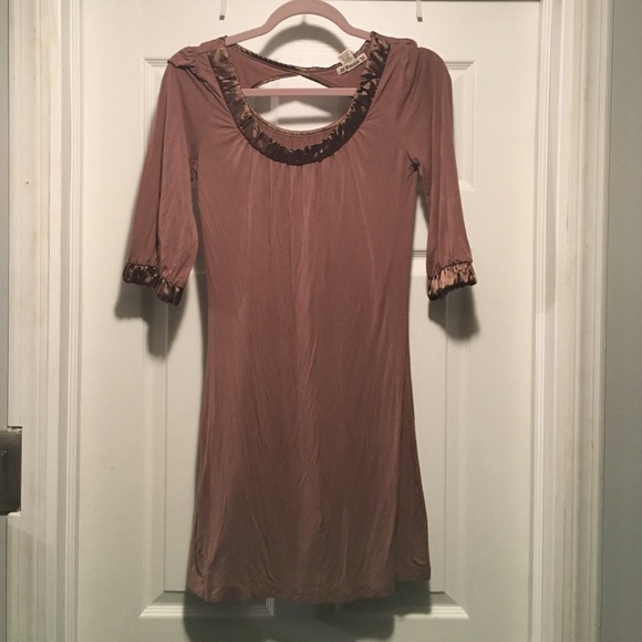 Taupe dress