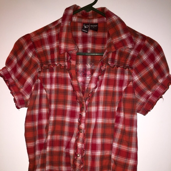 Plaid blouse