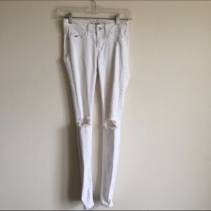 Hollister White Skinny Jeans