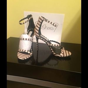 Rachel Zoe Viv Three-Strap Heels