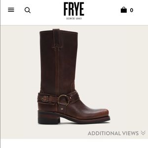 FRYE Belted Harness Boots
