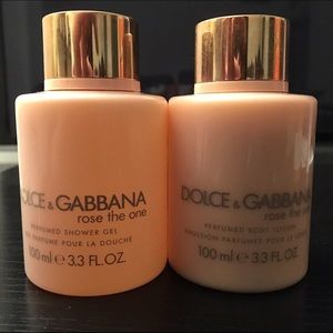D&G Rose the One Perfumed Shower Gel/Lotion