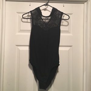 Lace tank bodysuit