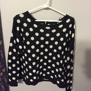 H&M black and white sweater