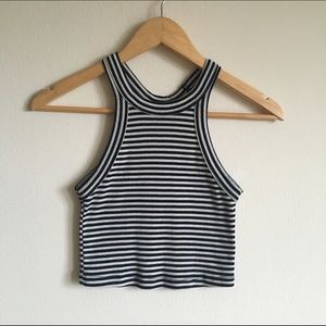 Urban Outfitters Striped Crop Top