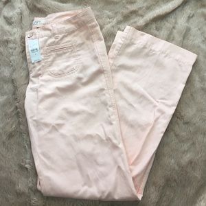 LOFT size 4 pale pink wide leg pants