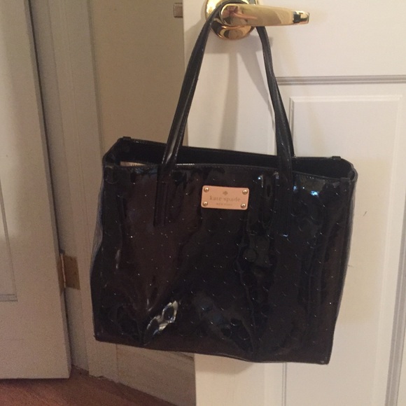 Kate spade patent leather tote
