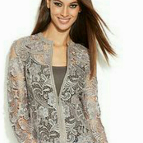 Lace bomber jacket