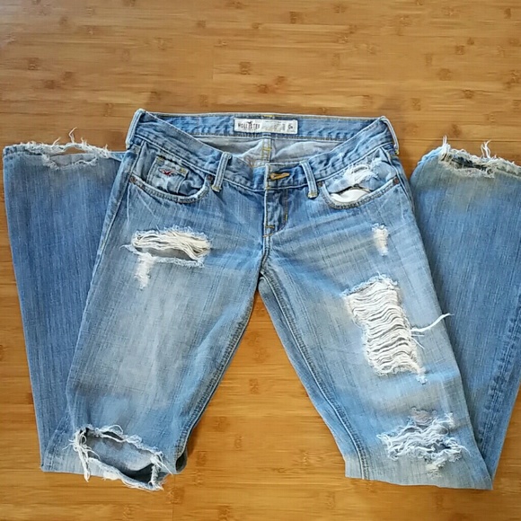 Ripped Hollister Jeans