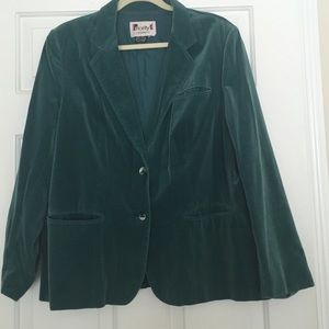 Vintage jewel tone blazer