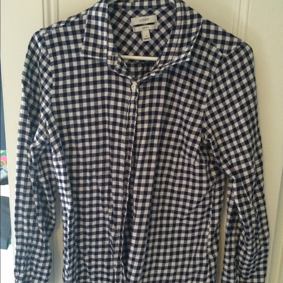 Jcrew plaid button-up