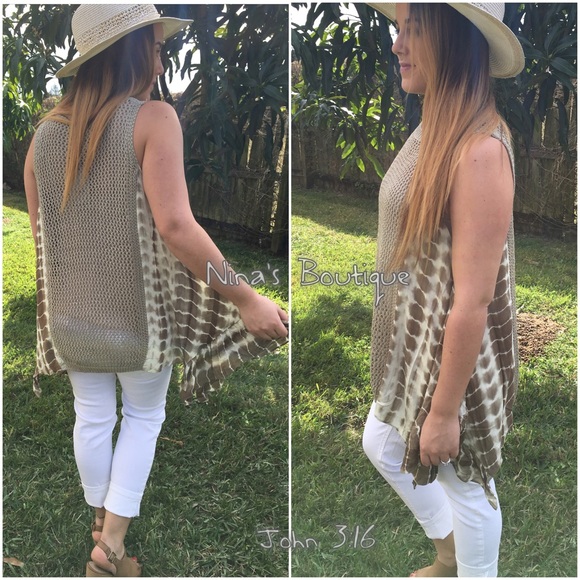 ❗️SALE❗️Last one✔️Sleeveless tie dye tops - Picture 2 of 2