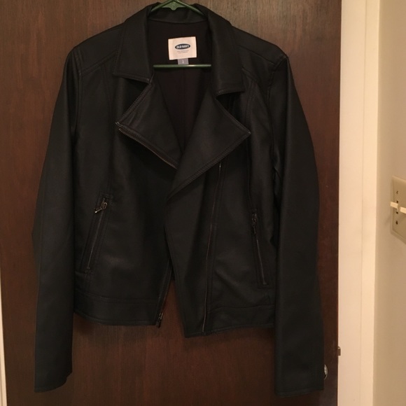 Faux leather jacket