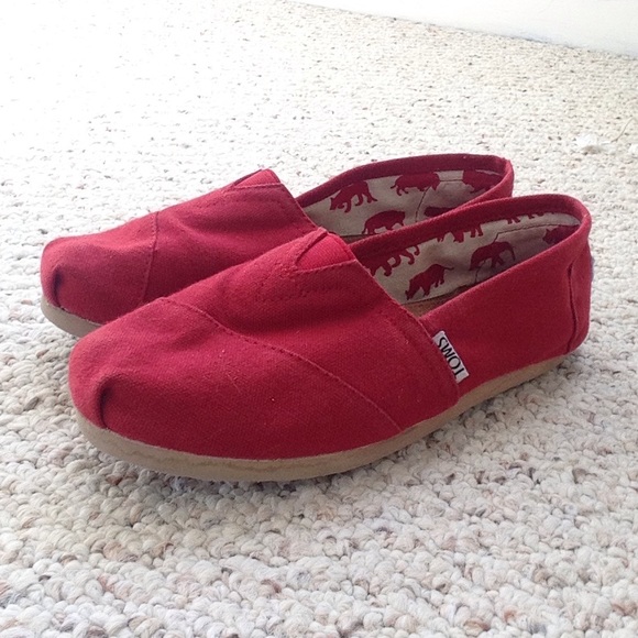 TOMS Shoes - Red toms
