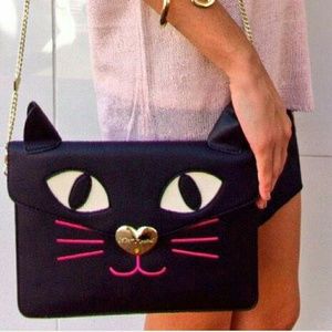 BETSEY JOHNSON CAT CLUTCH