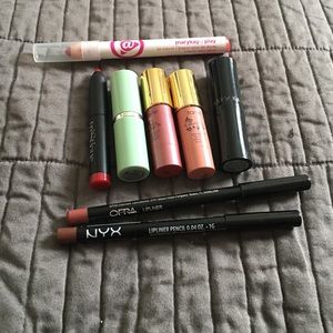 Lipstick bundle Tarte,Clinique, nyx &more