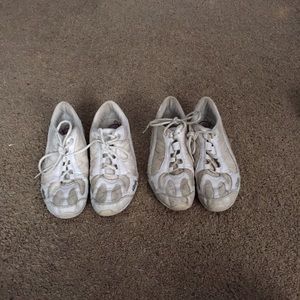 Bundle of Cheerleading shoes size 8 and size 7