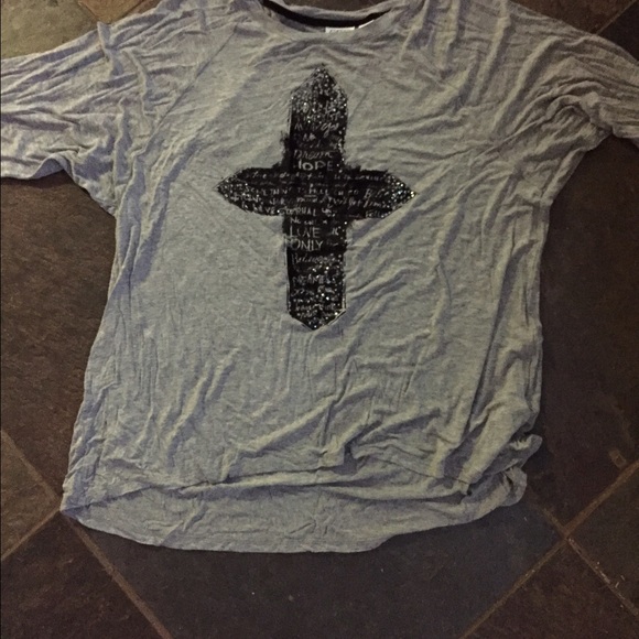 New Plus size Gray T-shirt with tag