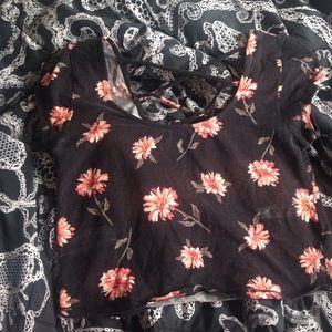 Forever 21 crop top with a cute back design!