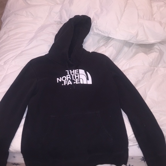 North face black hoodie size medium
