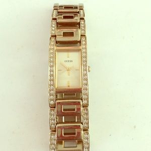 Gold guess watch