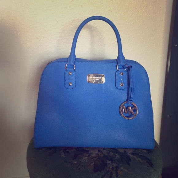 Michael Kors Blue Satchel