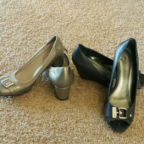 Two sets shoes