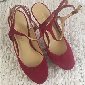 Ivanaka Trump Suede Heels