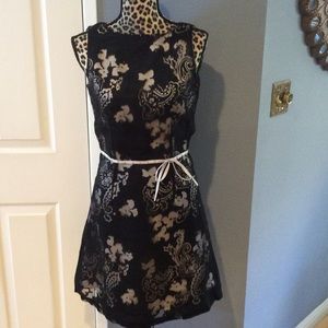 Unique Black & Cream Dress