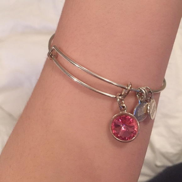 October birthstone alex&ani bracelet.