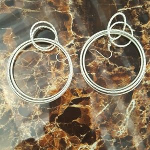 Silver  earrings
