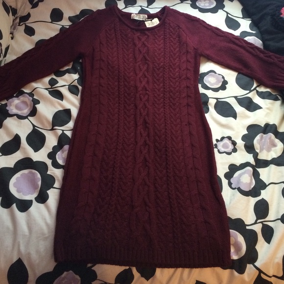 Pink Rose sweater dress