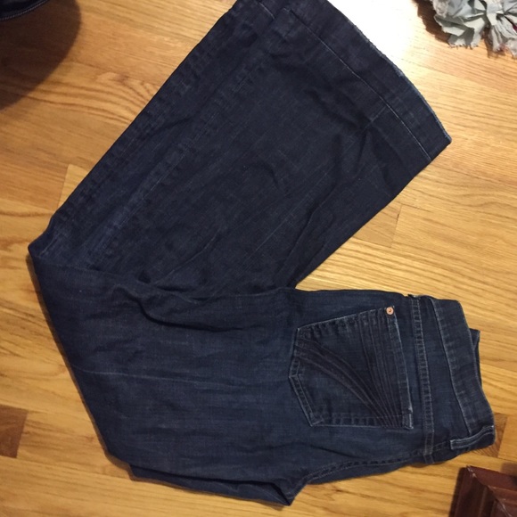 7 for all man kind flare jeans