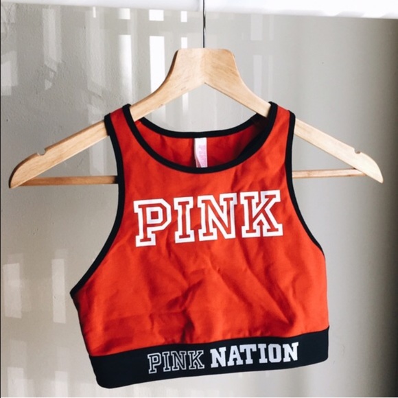 RED VS PINK HIGH NECK CROP - Picture 4 of 4