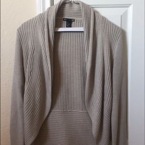 H&M tan cardigan