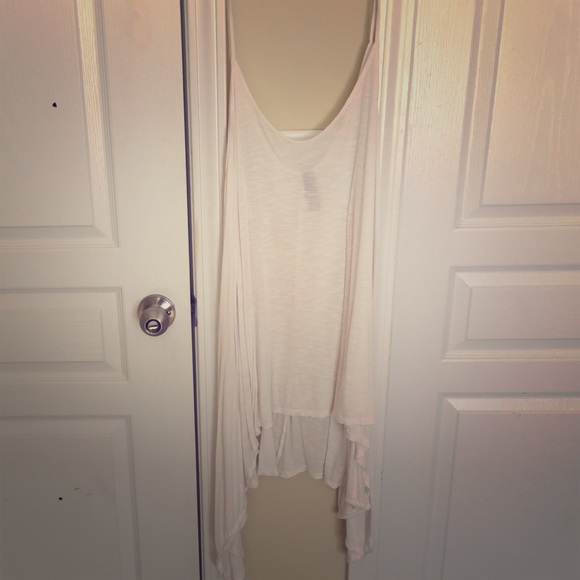 White drape shirt/dress