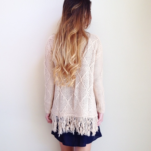 LAST ITEM fringe cardigan - Picture 3 of 4