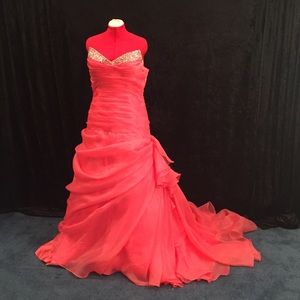 Coral Prom Gown
