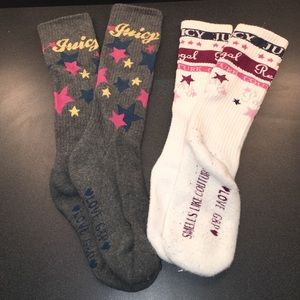 2 pairs of juicy socks
