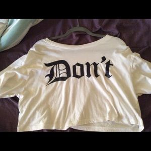 "Don't Hate" Crop Top