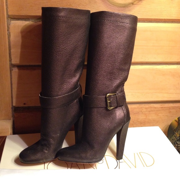 Sexy Mid Shaft Dark Brown Boots.