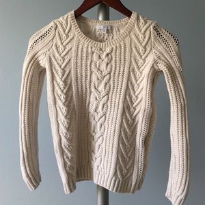 Gap cable knit sweater, size XS Petite