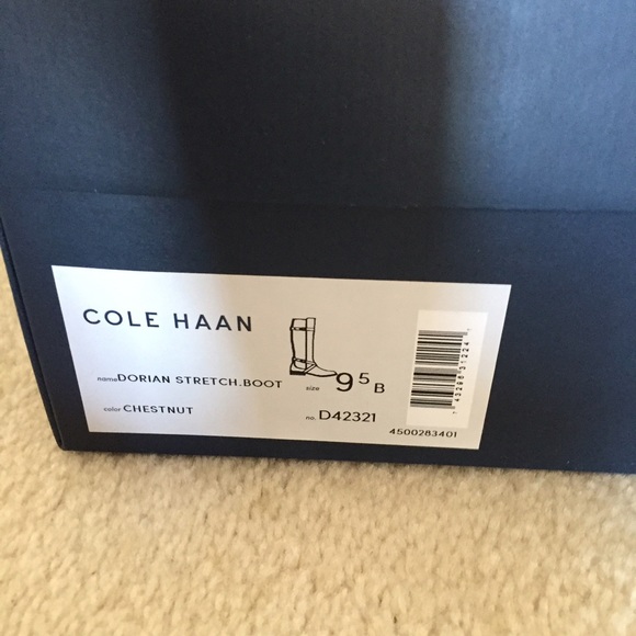 Chestnut Brown Boots by Cole Haan, sz 9.5B - Picture 2 of 2